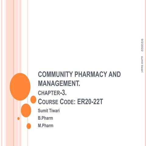 Prescription and Part of Prescription– CHAPTER -3 .ppt