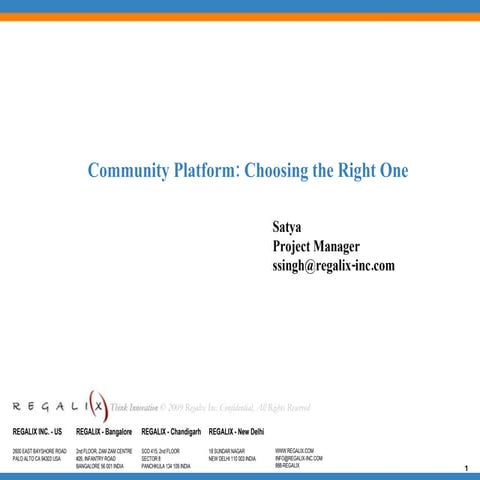 Community Platform: Choosing the Right One 