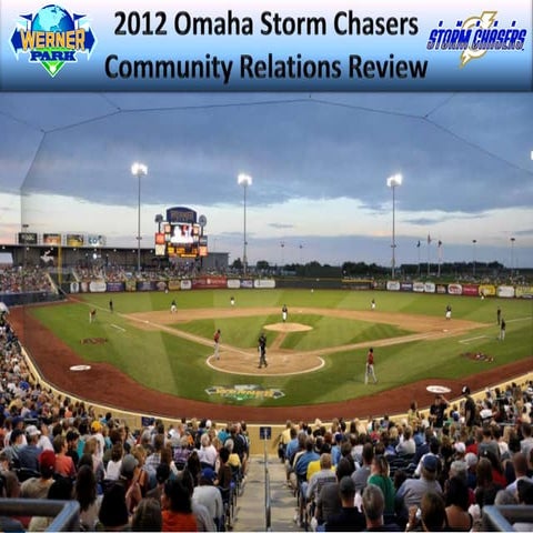 Omaha Storm Chasers' Community Relations 2012 Review | PPTX