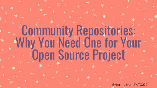 Community Repositories: Why You Need One for Your Open Source Project