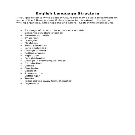 Community school language structure