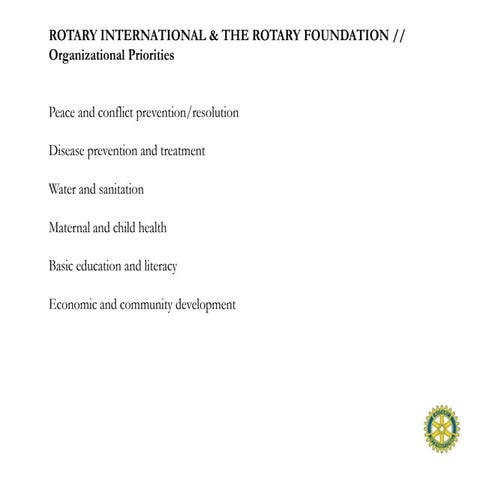 Community service: effective project goals