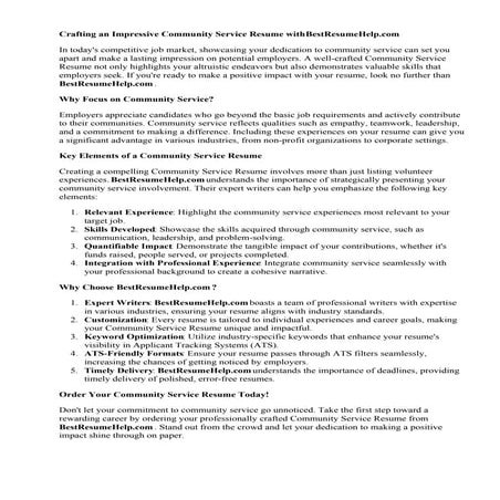 Volunteer Job Cover Letter Sample | PDF