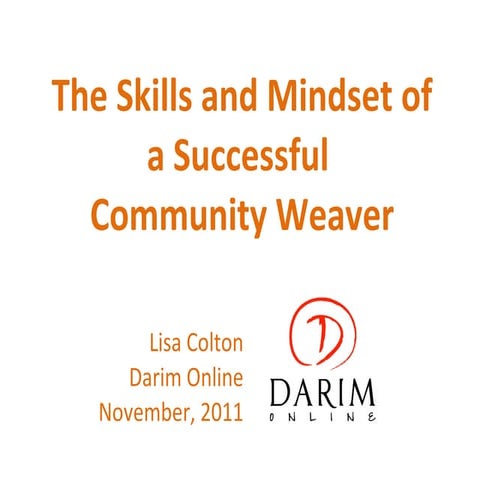 Learning Network: Community Weaver