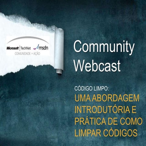 Community webcast