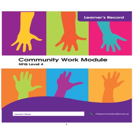 Community Work Learners Record