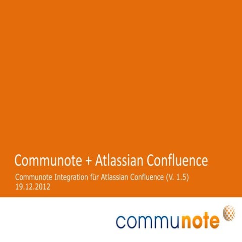Confluence | PDF