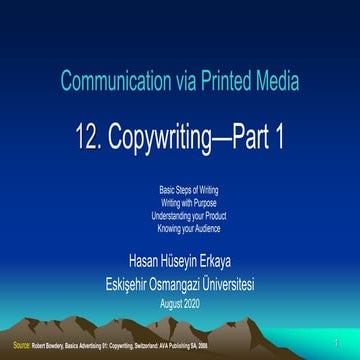 Comm via printed media 12