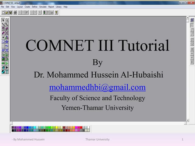 Comnet Network Simulation