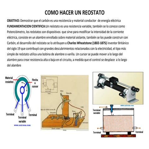 Como hacer un reostato | PPT