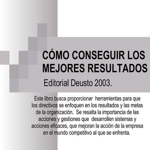 Como Conseguir Mejores Resultados