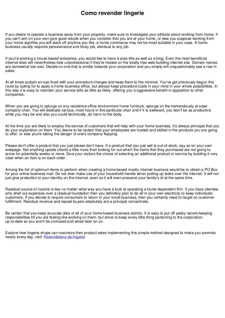 langerie femininas para revenda consignada