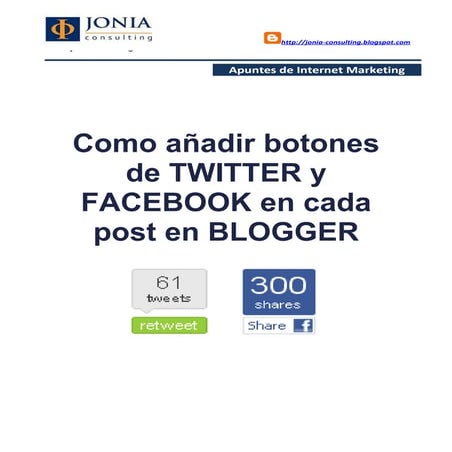 Como añadir iconos de twitter y facebook en cada post de blogger