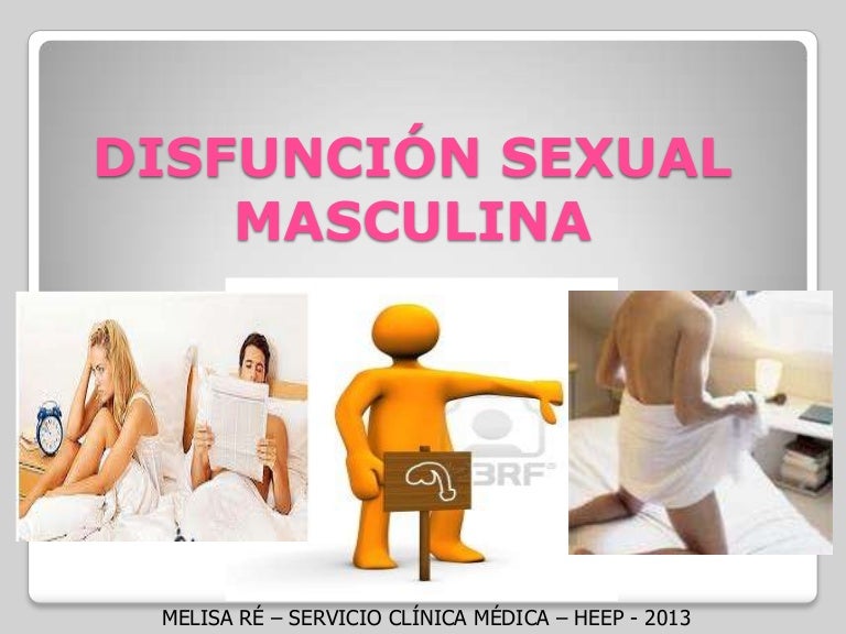 la disfunción sexual es
