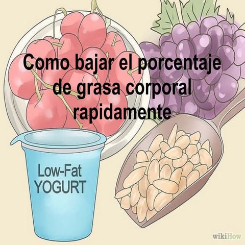 Como reducir el porcentaje de grasa corporal