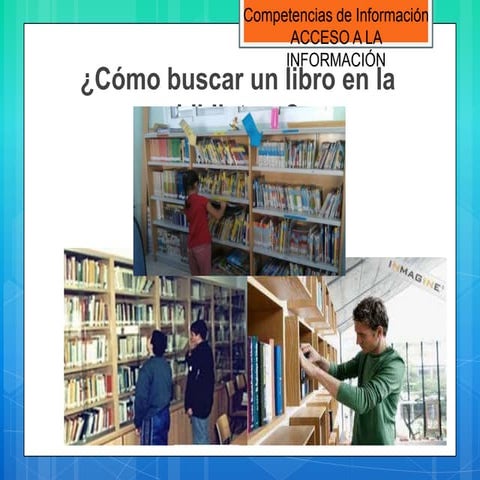 Como buscar un libro en la biblioteca
