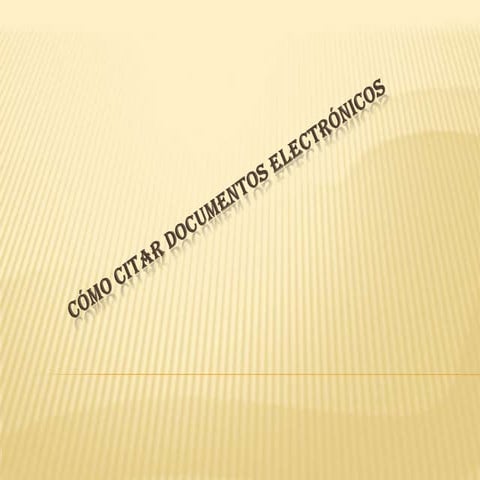 Como citar documentos electronicos 1