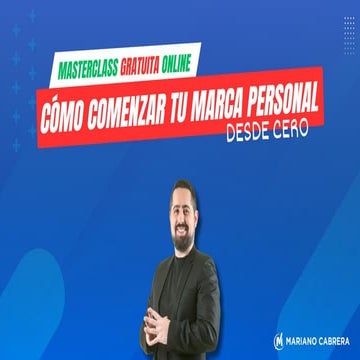 Cómo comenzar tu marca personal desde cero | PDF