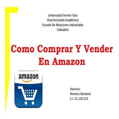 Como comprar y vender en amazon | PPTX