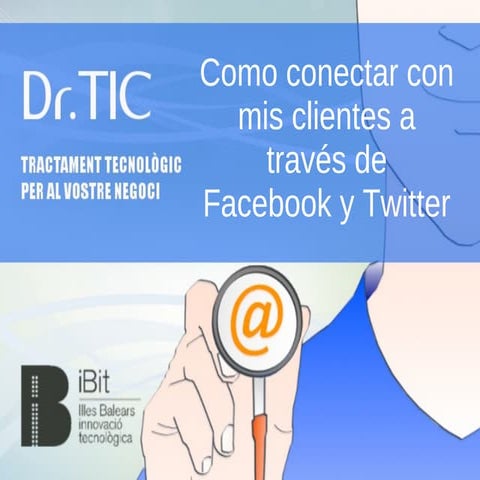 Como conectar con mis clientes a traves de facebook y twitter