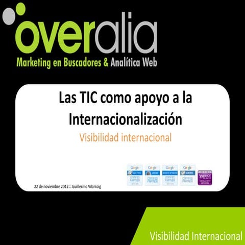 Cómo conseguir visibilidad internacional a través de internet 