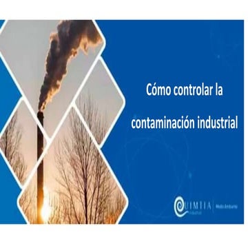 Cómo controlar la contaminación industrial