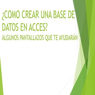 CREACIÓN BASE DE DATOS