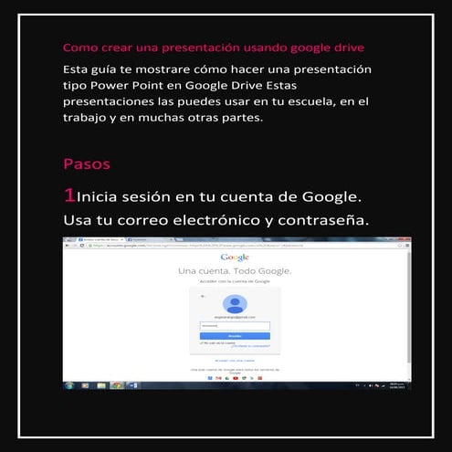 Tutorial como hacer una presentación en Google Drive | PPTX
