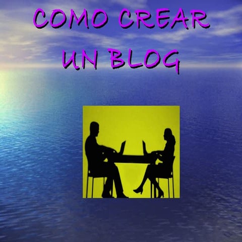 Como crear un blog