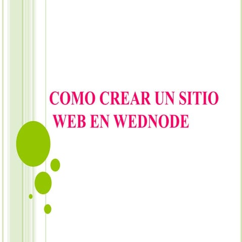 Como crear un sitio web en webnode