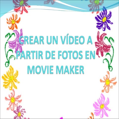 Como crear un video movie maker