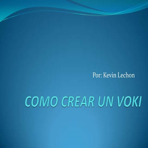 Como crear un voki