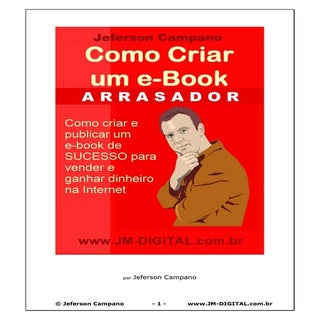 Como criar seu e book arrasador