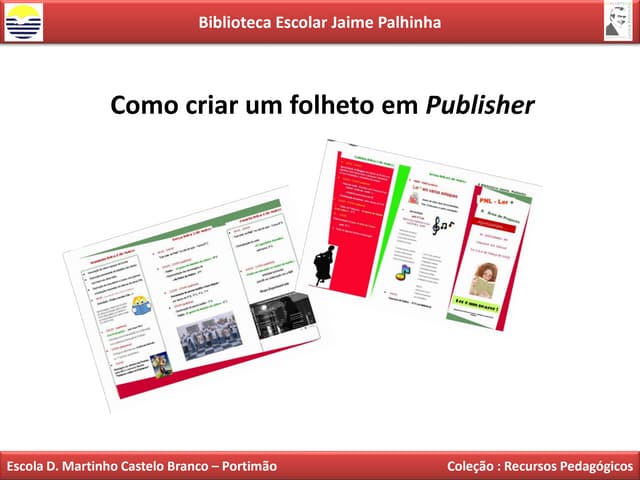 Como criar um folheto em publisher