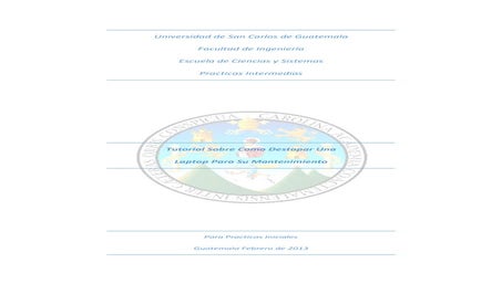 Como destapar una laptop