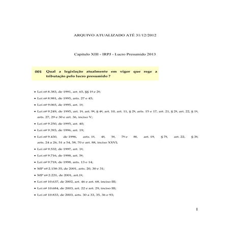 Como deve ser a opção pelo lucro presumido (11)98950-3543