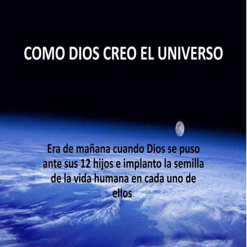 COMO DIOS CREO EL UNIVERSO segun la astrologia