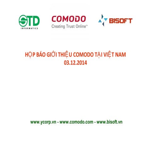 Comodo vietnam launching | PPT