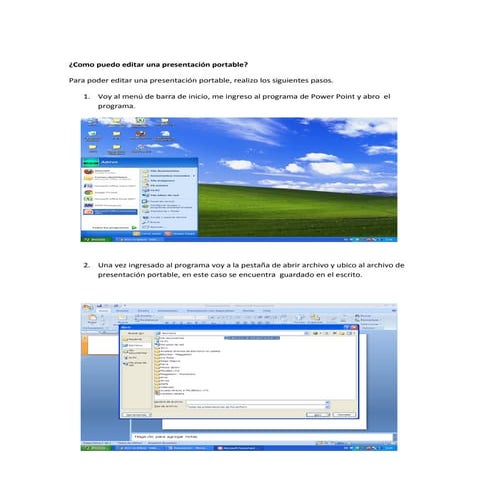 Como editar una presentación
