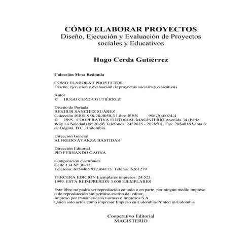 Guía para la Formulación de Proyectos Comunitarios | PDF