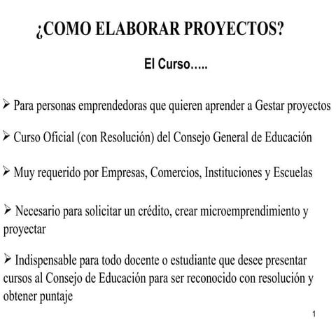 Como Elaborar Proyectos Power Point