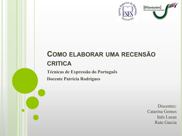 Como elaborar uma recensão critica (4)