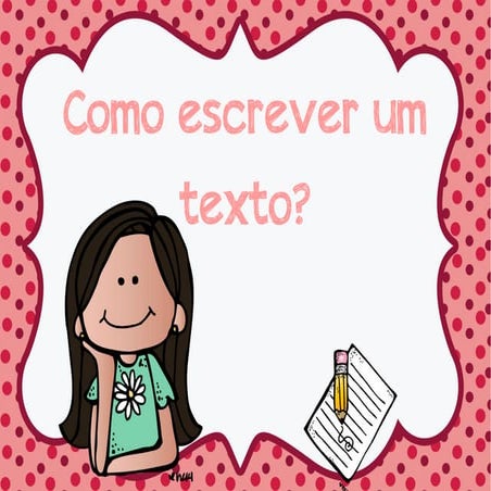 Como escrever um texto?