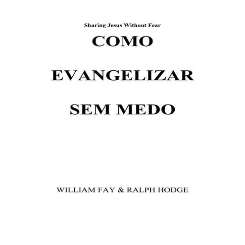Como evangelizar sem medo | PDF