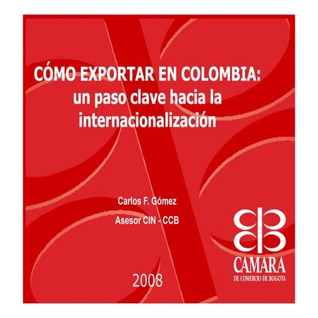 Como exportar en colombia
