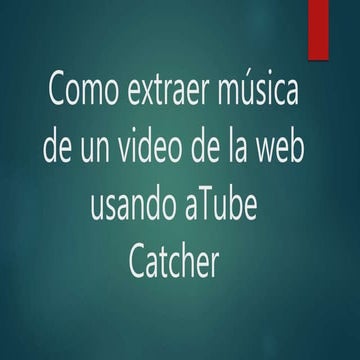 Como extraer música de un video