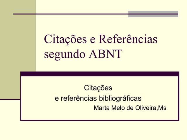 Como Fazer Citações E Referências