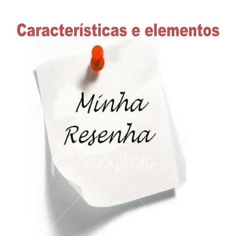 Como fazer  resenha