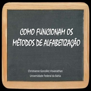 Como funcionam os métodos de alfabe...