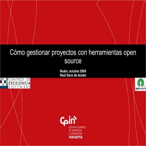 Como gestionar proyectos con herramientas open source